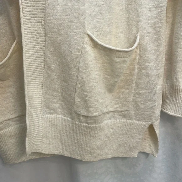 Madewell Bradley Open Front Cream Cardigan - Picture 3 of 6